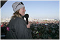 Arriv?e Samantha Davies ROXY- Vend?e Globe 2008-2009 - Photo ? Jacques Vapillon/DPPI/VENDEE GLOBE
